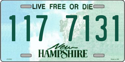 NH license plate 1177131