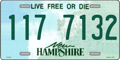 NH license plate 1177132