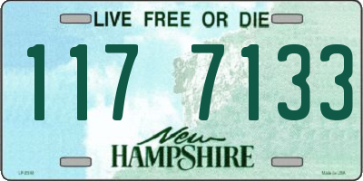 NH license plate 1177133