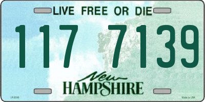 NH license plate 1177139