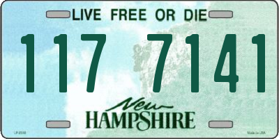 NH license plate 1177141