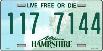NH license plate 1177144
