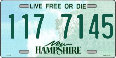 NH license plate 1177145