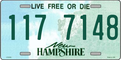NH license plate 1177148
