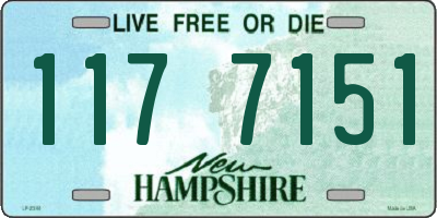 NH license plate 1177151