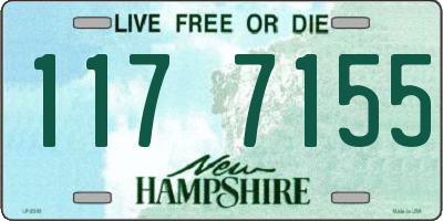 NH license plate 1177155
