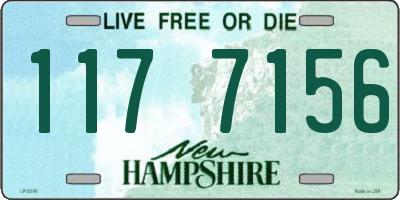 NH license plate 1177156