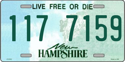 NH license plate 1177159