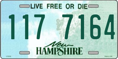 NH license plate 1177164