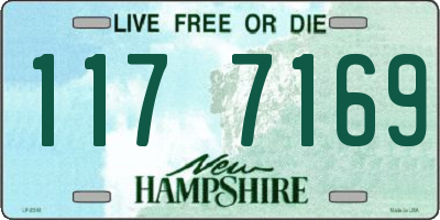 NH license plate 1177169
