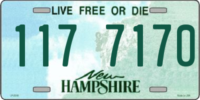 NH license plate 1177170