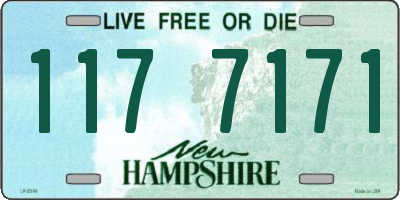 NH license plate 1177171