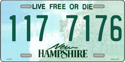 NH license plate 1177176