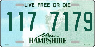 NH license plate 1177179