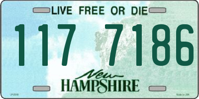 NH license plate 1177186