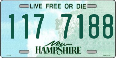 NH license plate 1177188