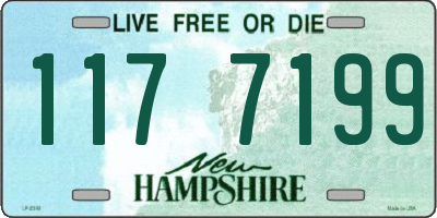 NH license plate 1177199