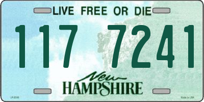 NH license plate 1177241