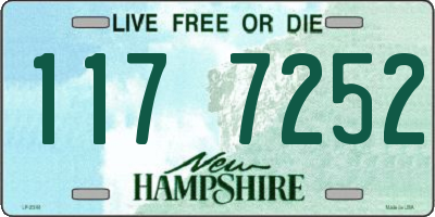 NH license plate 1177252