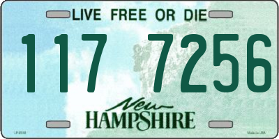 NH license plate 1177256