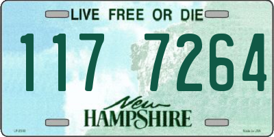 NH license plate 1177264