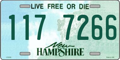 NH license plate 1177266