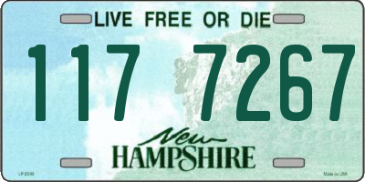 NH license plate 1177267