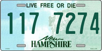 NH license plate 1177274