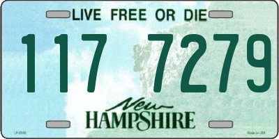 NH license plate 1177279