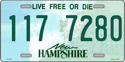 NH license plate 1177280