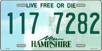 NH license plate 1177282