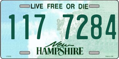 NH license plate 1177284