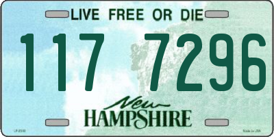 NH license plate 1177296