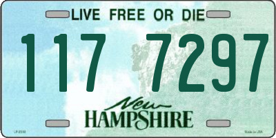 NH license plate 1177297