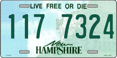 NH license plate 1177324
