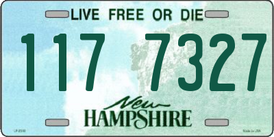NH license plate 1177327
