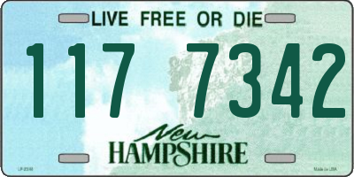 NH license plate 1177342