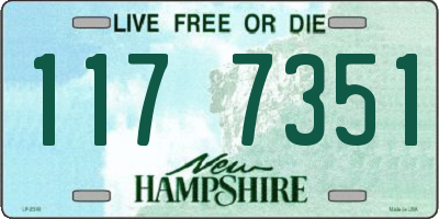 NH license plate 1177351