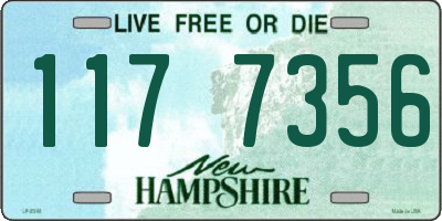 NH license plate 1177356
