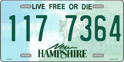NH license plate 1177364