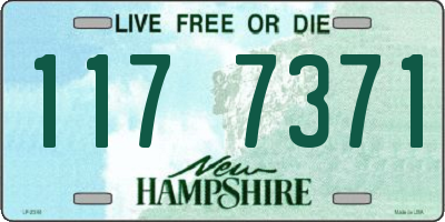 NH license plate 1177371