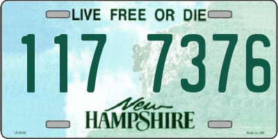 NH license plate 1177376