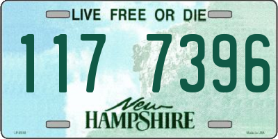 NH license plate 1177396