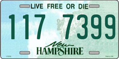 NH license plate 1177399