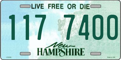 NH license plate 1177400