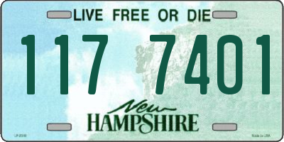 NH license plate 1177401