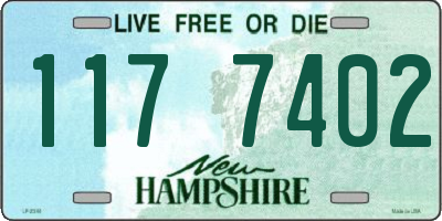 NH license plate 1177402