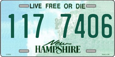 NH license plate 1177406