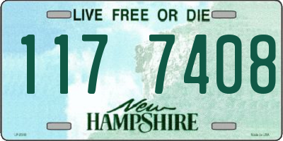 NH license plate 1177408