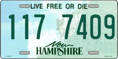 NH license plate 1177409